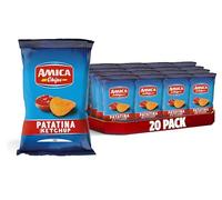 AMICA Chips | La Patatina Gusto Ketchup, Snack Senza Glutine, Con Olio di Semi di Girasole, Aroma Naturale, 20 Pezzi x 100 gr