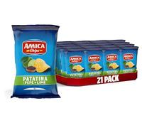 AMICA Chips - La Patatina Gusto Pepe e Lime, 21 Confezioni da 50g