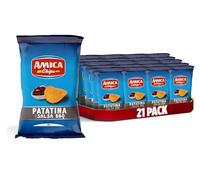 AMICA Chips - La Patatina Gusto Salsa BBQ, 21 Confezioni da 50g