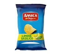 Amica Chips La Patatina Limone e Basilico Senza Glutine Busta da 100 gr