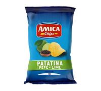 Amica Chips La Patatina Pepe e Lime Senza Glutine Busta da 100 gr