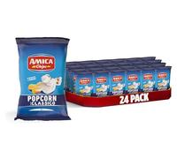 AMICA Chips | Pop Corn Gusto Classico, Snack Salati Scoppiati ad Aria, Con Olio di Semi di Girasole, 24 Pezzi x 32 gr
