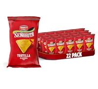 AMICA Chips | Senorita Tortilla Classica, Ricetta Originale con Farina di Mais Masa, Patatine Messicane Cotte a Fiamma Viva, 10 Pezzi x 450 gr