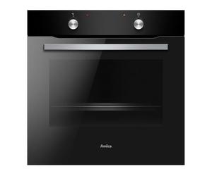 Amica EBX 947 600 SM Einbau-Backofen, 77 L, SteamClean, Umluft, 6 Backofenfunktionen, CoolDoor3, Matt-Schwarz