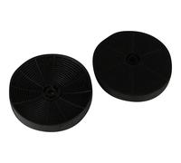 2 pezzi filtro ai carboni attivi Amica FWP18 rotondo su misura aria fresca cu...
