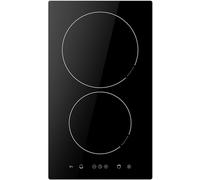 Amica KMI 751 100 C - Piano cottura a induzione automatico Domino, larghezza 30 cm, timer, TouchControl, senza cornice, funzione di mantenimento del calore, rilevamento della vittima