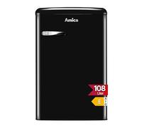 Amica KS15614S Freestanding 106L A++ Black combi-fridge - Combi-Fridges (Freestanding, Black, Right, Rotary, 106 L, ST)