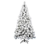 Amicasa Albero Natale SAINT MORITZ Verde innevato (PVC - H210 D109 cm)