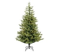 Amicasa Albero Natale addobbato GENEVA Verde (PVC e PE - H210 D126 cm) 540 luci