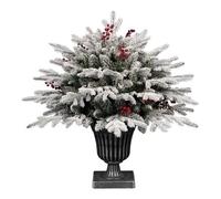 Amicasa Albero Natale addobbato (PVC e PE - H75 cm)