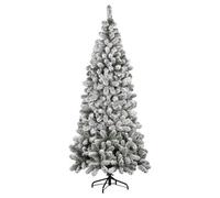 Amicasa Albero Natale BOLZANO Verde innevato (PVC e PE - H150 D69 cm)