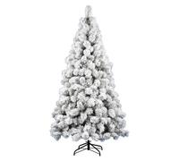 Amicasa Albero Natale SAINT MORITZ Verde innevato (PVC - H210 D109 cm)