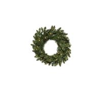 Amicasa Corona Natale Con luce (60 luci - LED - Batteria) (50cm) BERGEN Verde