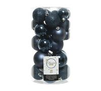 Set palline albero Natale (30pz) Plastica Night blu 9022991