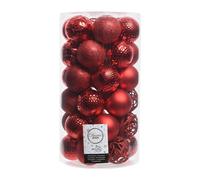 PALLINE NATALE ROSSE ASSORTITE 6 CM