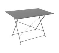 Amicasa Tavolo da esterno acciaio ROCK Fisso Antracite (110x70x72cm) TB0009