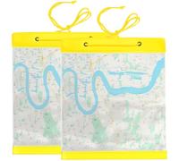 AmiCera Borsa impermeabile per sport all'aria aperta, viaggi, escursioni, immersioni, Giallo, Custodia impermeabile con cinturino regolabile