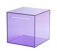 Amichevole Acrilico Money Keeper Single Entry Coin Slots Shatters Trasparenti Display Salvadanaio trasparente Singolo Way Coin Slots Trasparente Piggybank Single Way Coin Slots Soldi