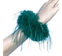 Amichevoli fasce per capelli con piume oversize pratiche cravatte elastiche con texture naturale per diverse occasioni Avvolgere piume alla moda