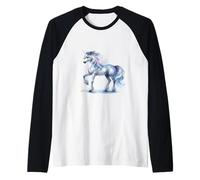 Amici animali divertenti e magici Maglia con Maniche Raglan