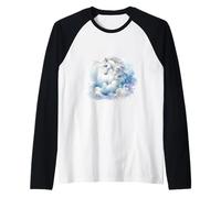 Amici animali divertenti e magici Maglia con Maniche Raglan
