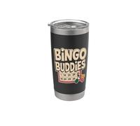 Amici Bingo Divertenti Bingo Amici Bicchiere termico in acciaio inox doppia parete