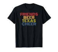 Amici Birra Texas Cheer Retro Vibes Maglietta