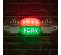 Amici Centrale Perk LED Neon Luce Nuovo IN Scatola USB Motorizzato da Parete