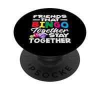 Amici che Bingo Insieme Rimangono Giocatore di B PopSockets PopGrip Adesivo