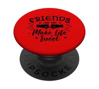 Amici come te rendono la vita dolce migliori amicizie PopSockets PopGrip Adesivo