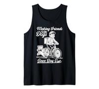 Amici con Cani Consegna Autista Corriere Lavoro Posta Carrier Canotta