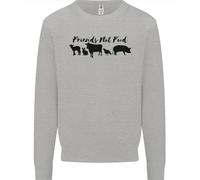 Amici Degli Animali Vegetariani Non Cibo Vegan Uomo Felpa
