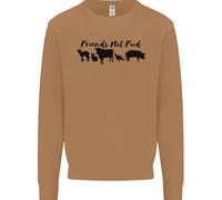 Amici Degli Animali Vegetariani Non Cibo Vegan Uomo Felpa