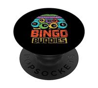 Amici Del Bingo Gioco Amante Giocatore Umorismo PopSockets PopGrip Adesivo