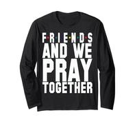 Amici e preghiamo Insieme Cristiani Uomini Donne cristiani cristiani Maglia a Manica