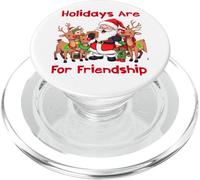 Amici Holidays Are For Friendship Santa Renna Fun PopSockets PopGrip per MagSafe