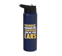 Amici Romani Countrymen Lend Me Your Ear Impero Romano Stainless Steel Insulated Water Bottle