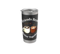 Amici Si Preparano Meglio Insieme Design Caffè Bicchiere termico in acciaio inox doppia parete