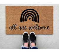 Amici Tutti Sono Gay Pride L'Amore È Lgbt Front Af Cute Tappeto Bagno Resistente Tappeto Doccia Antiscivolo Zerbino Ingresso Per Interni Porta Esterno 40 X 60Cm