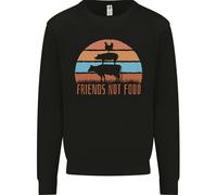 Amici Vegetariani Degli Animali Non Cibo Vegan 2 Uomo Felpa Maglione