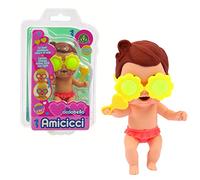 Amicicci Cicciobello Beach Grace Ha Gli Occhiali Con Lenti Che Cambiano Colore Quando Sono Esposti Al Sole Costumino Rosa E Lollipop,Per Bambini A Partire Dai 3 Anni;Cc040200;Giochi Preziosi
