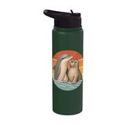 Amicizia animale tra delfini e foca migliori amici Stainless Steel Insulated Water Bottle