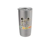 Amicizia Divertente I've Got Your Back Stick Holding Pun Joke Bicchiere termico in acciaio inox doppia parete