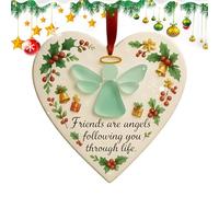 Amicizia Donna - Natale Ceramica Souvenir Per Amici | Decorazione della Casa per Festa del Ringraziamento Compleanno e Vacanze - Per Inverno Festa Vacanze Viaggio Club di Lettura