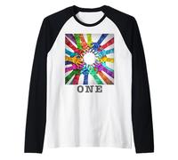 amicizia, inclusione, e, rispetto, design Maglia con Maniche Raglan