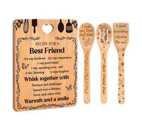 (amico)Tagliere in bambÃ¹, facile da pulire, tagliere per intaglio, set di spatole e cucchiai per compleanno