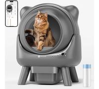 Amicura Cura X1 Lettiera automatica per gatti autopulente con controllo app, sensore di sicurezza, vassoio elettrico per lettiera per gatti facile da pulire
