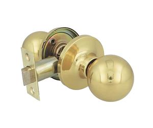 Amig 12555 Knob 611 Brass Leather Step