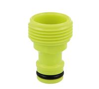 Amig - Adattatore Maschio per Rubinetto con Tubo Flessibile | 3/4" | Collegamento Rapido e Facile per Tubi dell'Scqua | Unione Tramite Filettatura | Plastica ABS | Verde Pistacchio