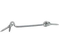 Amig - Aldabilla trattenuta argentata mod. 5 con 2 viti di finitura zinco per persiane · Diametro Ø3,5 x 50 mm - Chiusura di sicurezza antiurto e rotture per finestre